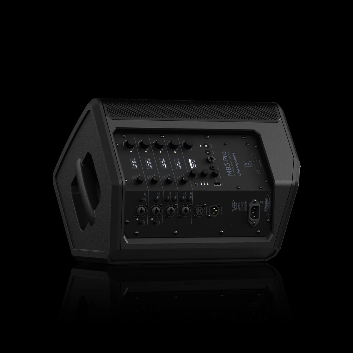 MB3 Magic Box Pro | Трехполосная портативная аккумуляторная PA-колонка | 4-канальный профессиональный микшер + SHARC DSP — изображение 6
