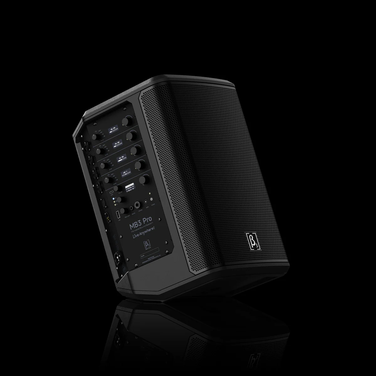 MB3 Magic Box Pro | Трехполосная портативная аккумуляторная PA-колонка | 4-канальный профессиональный микшер + SHARC DSP — изображение 2